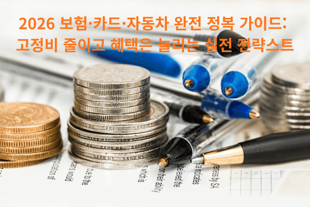 2026 보험·카드·자동차 완전 정복 가이드