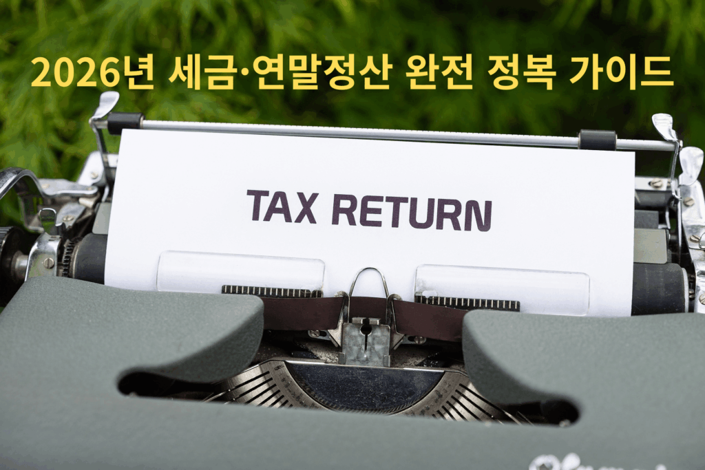 2026년 세금·연말정산 완전 정복 가이드
