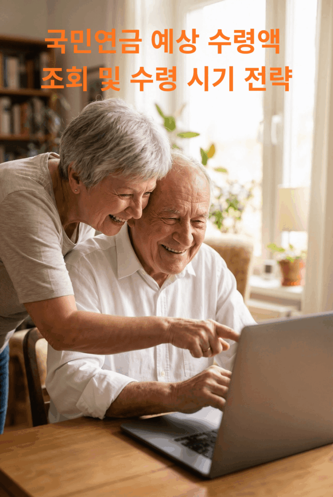국민연금 예상 수령액 조회 및 수령 시기 전략